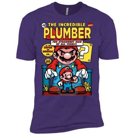T-Shirts Purple / X-Small incredible PLUMBER Men's Premium T-Shirt