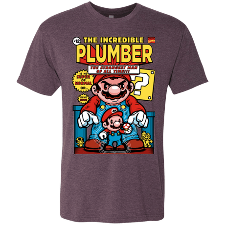 incredible PLUMBER Men's Triblend T-Shirt