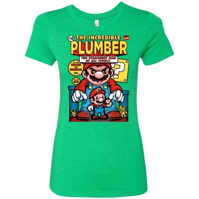 T-Shirts Envy / Small incredible PLUMBER Women's Triblend T-Shirt