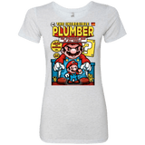T-Shirts Heather White / Small incredible PLUMBER Women's Triblend T-Shirt