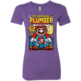 T-Shirts Purple Rush / Small incredible PLUMBER Women's Triblend T-Shirt