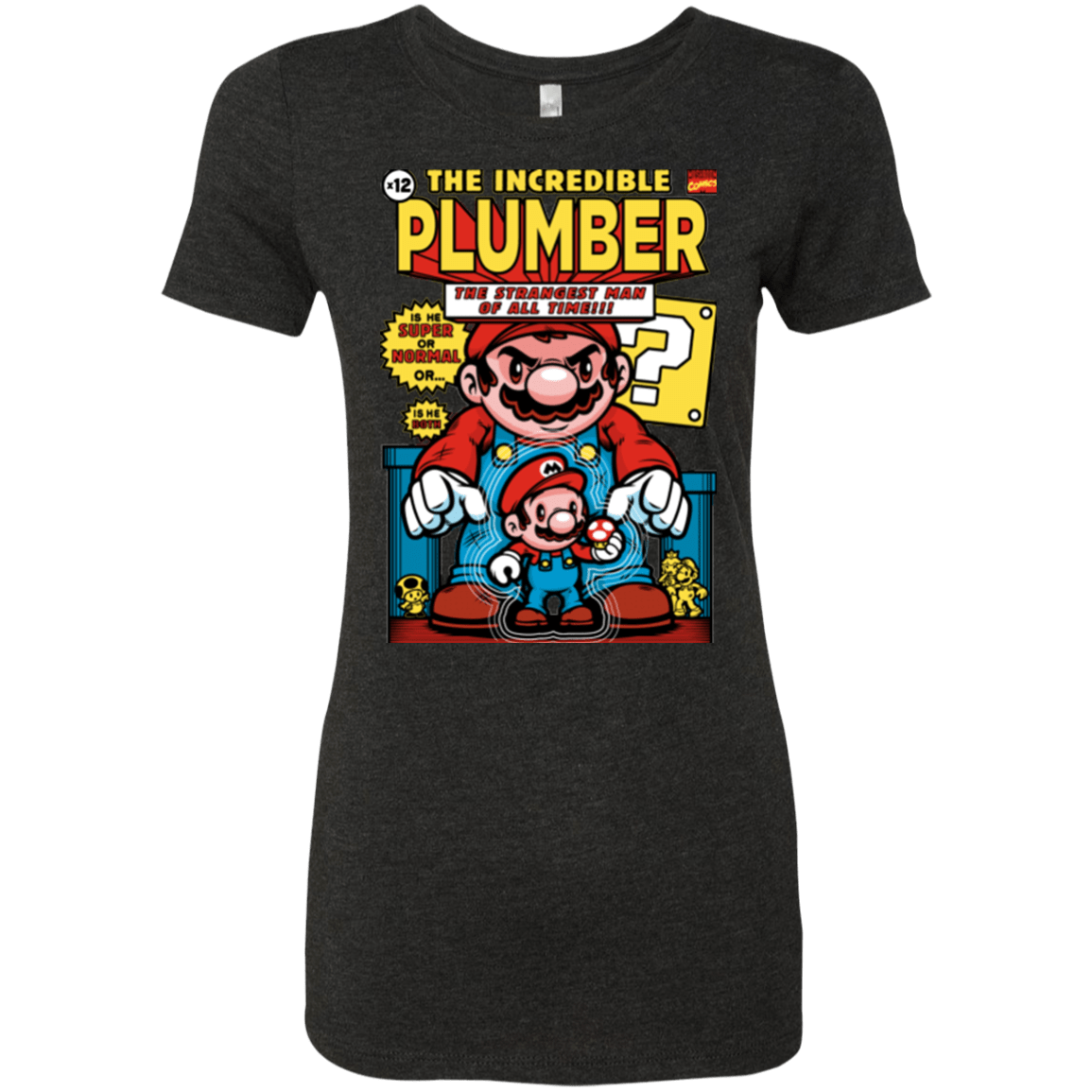 T-Shirts Vintage Black / Small incredible PLUMBER Women's Triblend T-Shirt