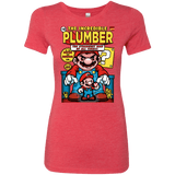 T-Shirts Vintage Red / Small incredible PLUMBER Women's Triblend T-Shirt