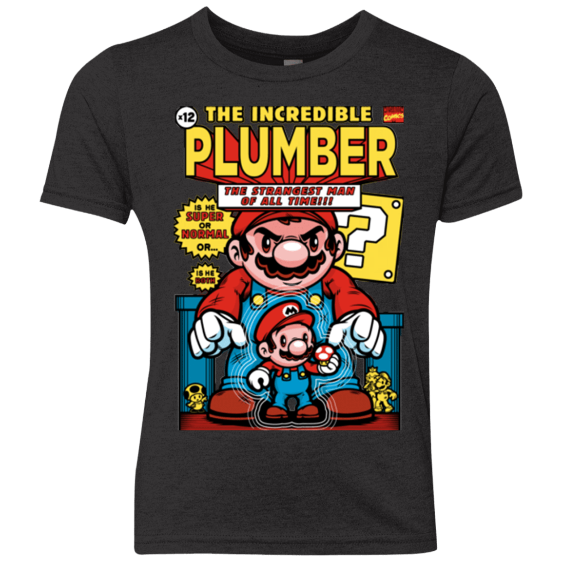 T-Shirts Vintage Black / YXS incredible PLUMBER Youth Triblend T-Shirt
