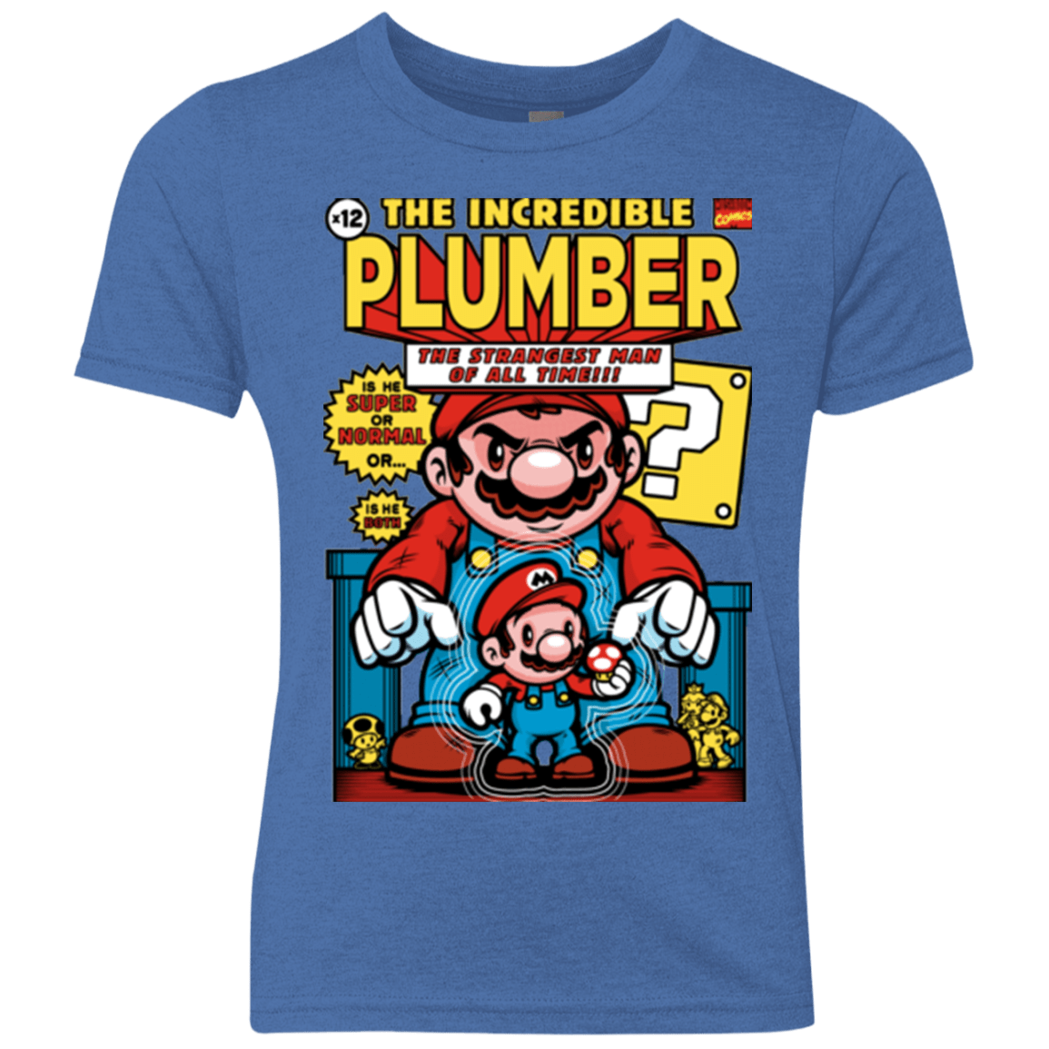 T-Shirts Vintage Royal / YXS incredible PLUMBER Youth Triblend T-Shirt