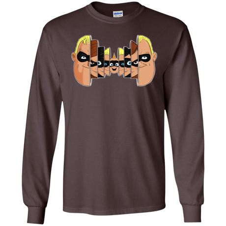 T-Shirts Dark Chocolate / S Incredibles Men's Long Sleeve T-Shirt