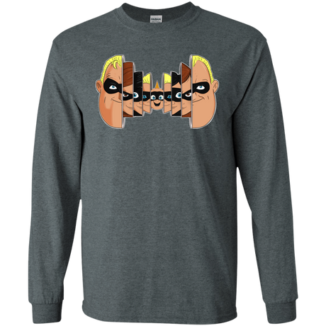 T-Shirts Dark Heather / S Incredibles Men's Long Sleeve T-Shirt