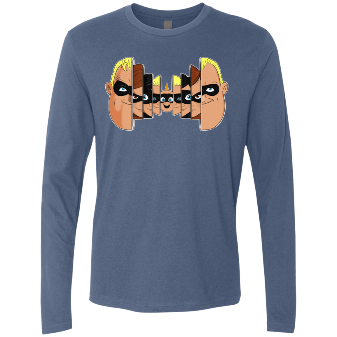 T-Shirts Indigo / S Incredibles Men's Premium Long Sleeve