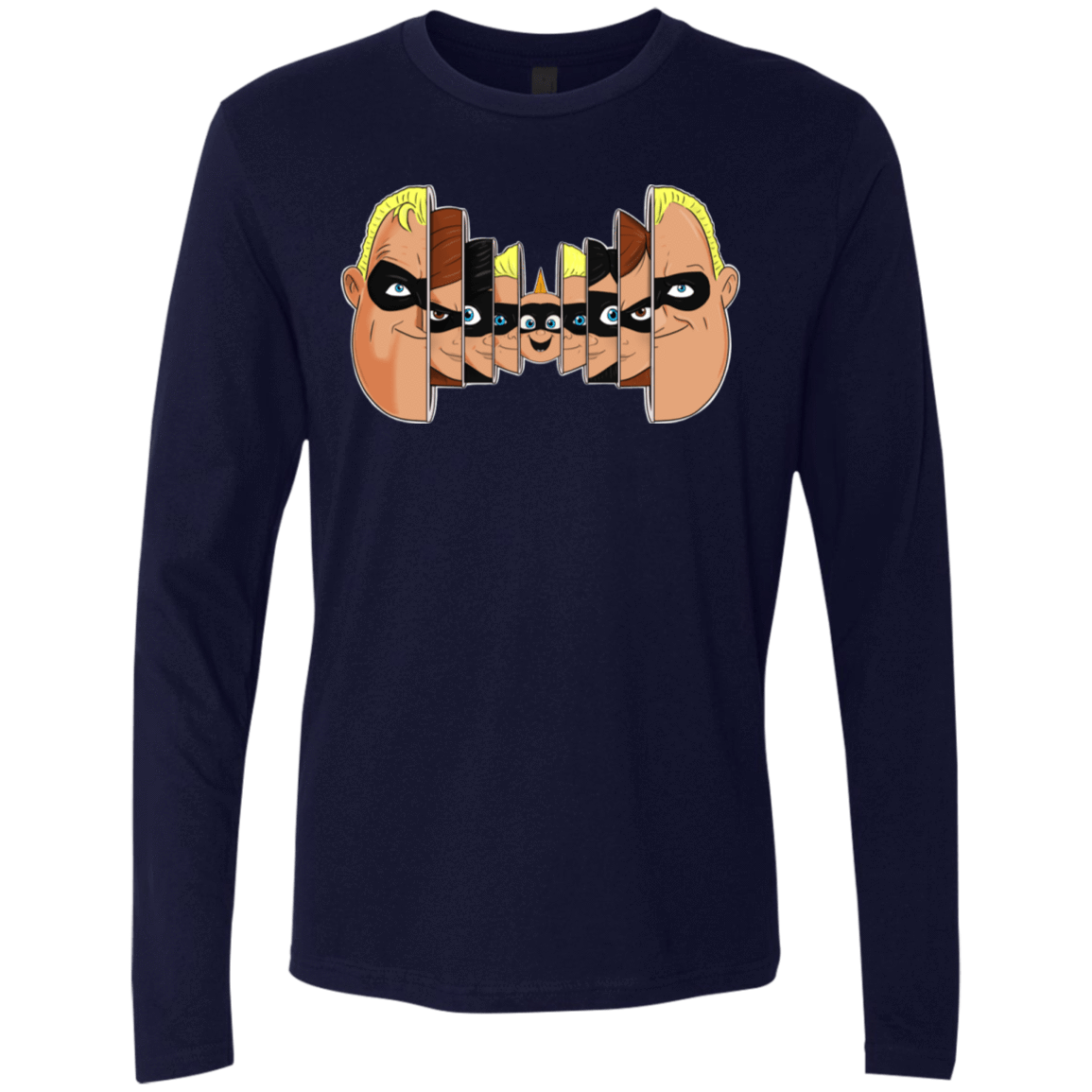 T-Shirts Midnight Navy / S Incredibles Men's Premium Long Sleeve