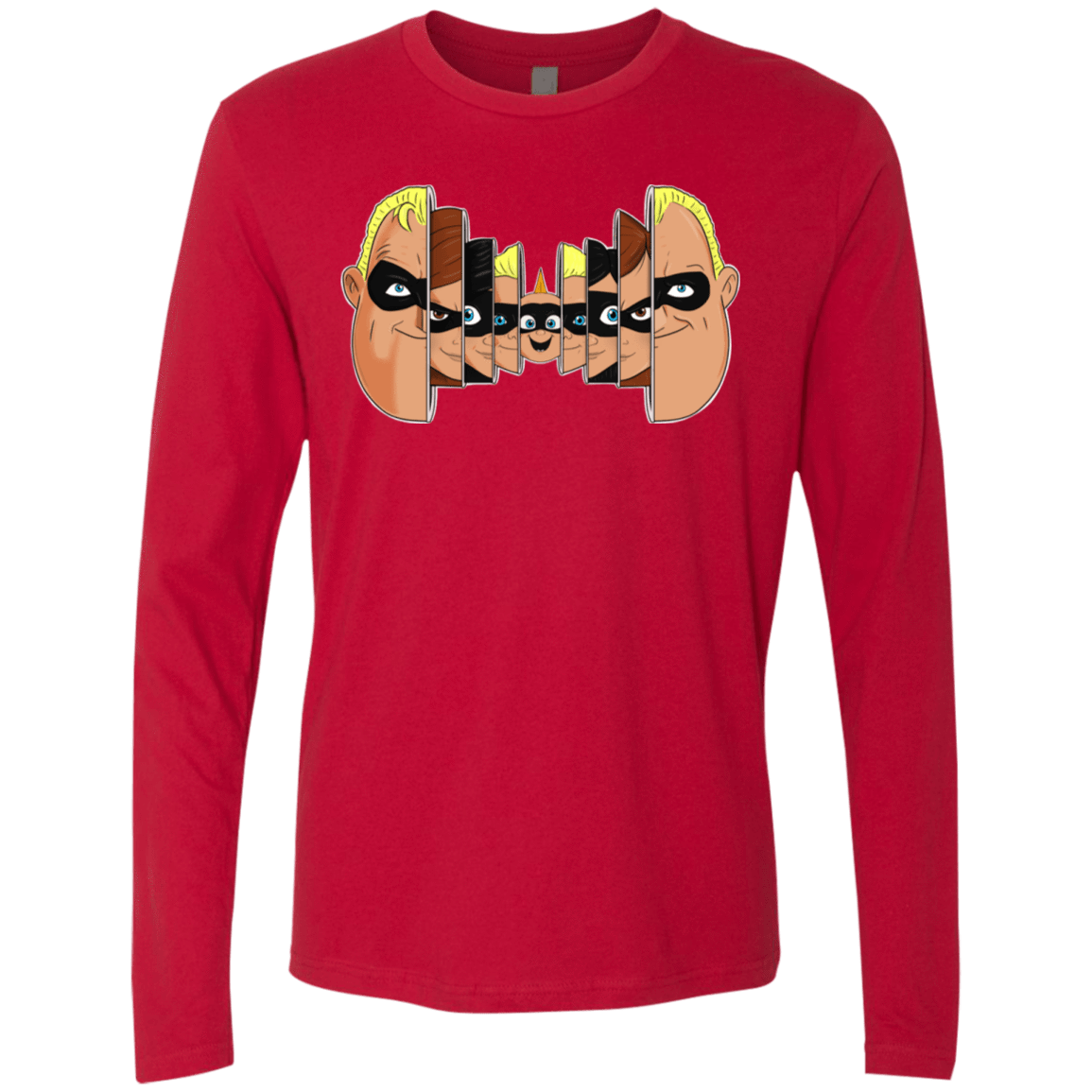 T-Shirts Red / S Incredibles Men's Premium Long Sleeve