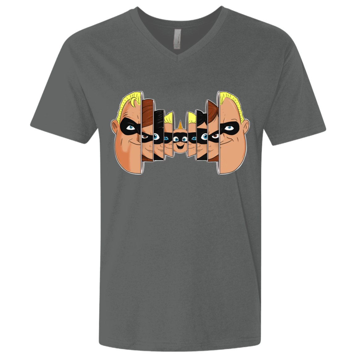 T-Shirts Heavy Metal / X-Small Incredibles Men's Premium V-Neck