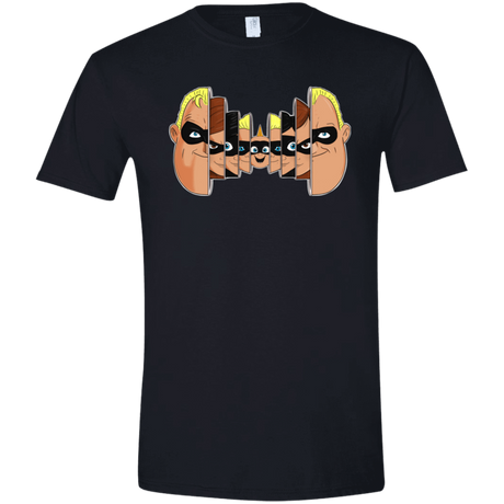 T-Shirts Black / X-Small Incredibles Men's Semi-Fitted Softstyle