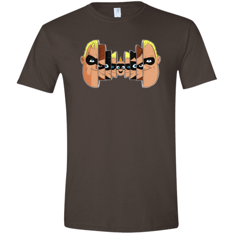 T-Shirts Dark Chocolate / S Incredibles Men's Semi-Fitted Softstyle
