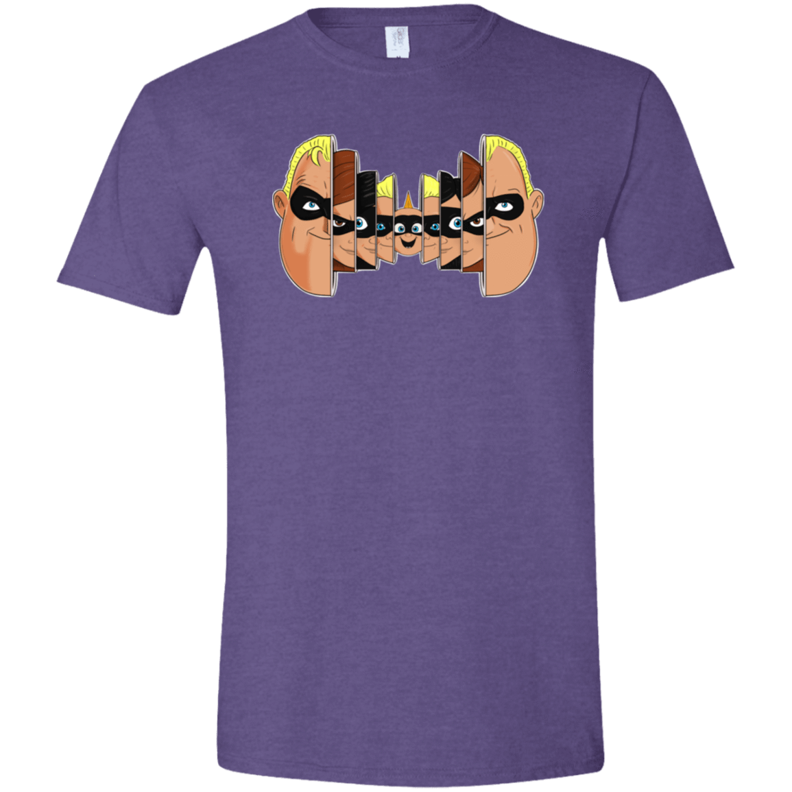 T-Shirts Heather Purple / S Incredibles Men's Semi-Fitted Softstyle