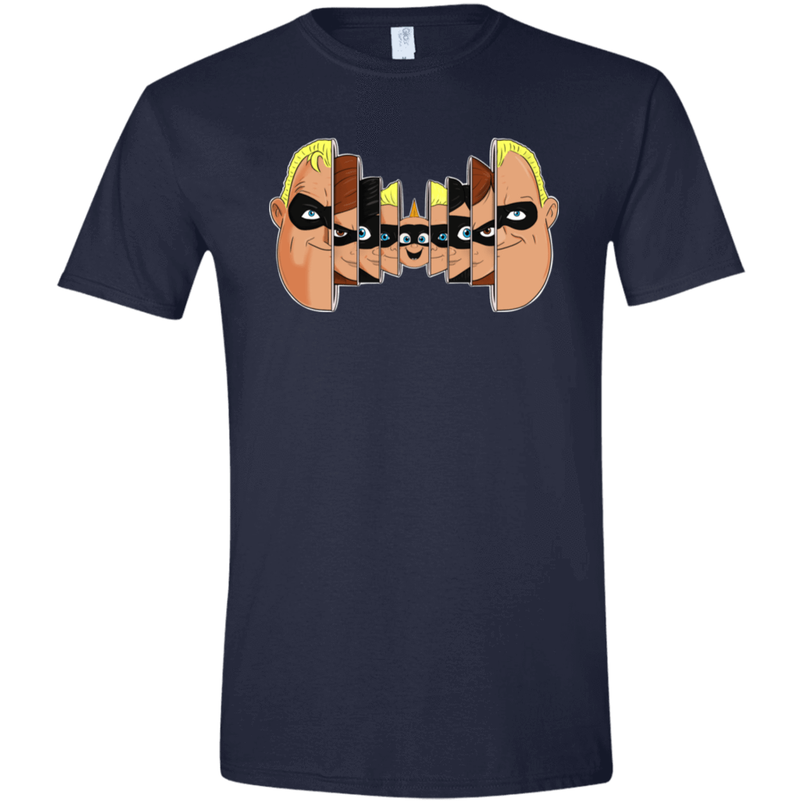 T-Shirts Navy / X-Small Incredibles Men's Semi-Fitted Softstyle