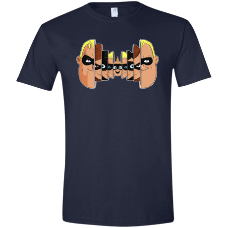 T-Shirts Navy / X-Small Incredibles Men's Semi-Fitted Softstyle