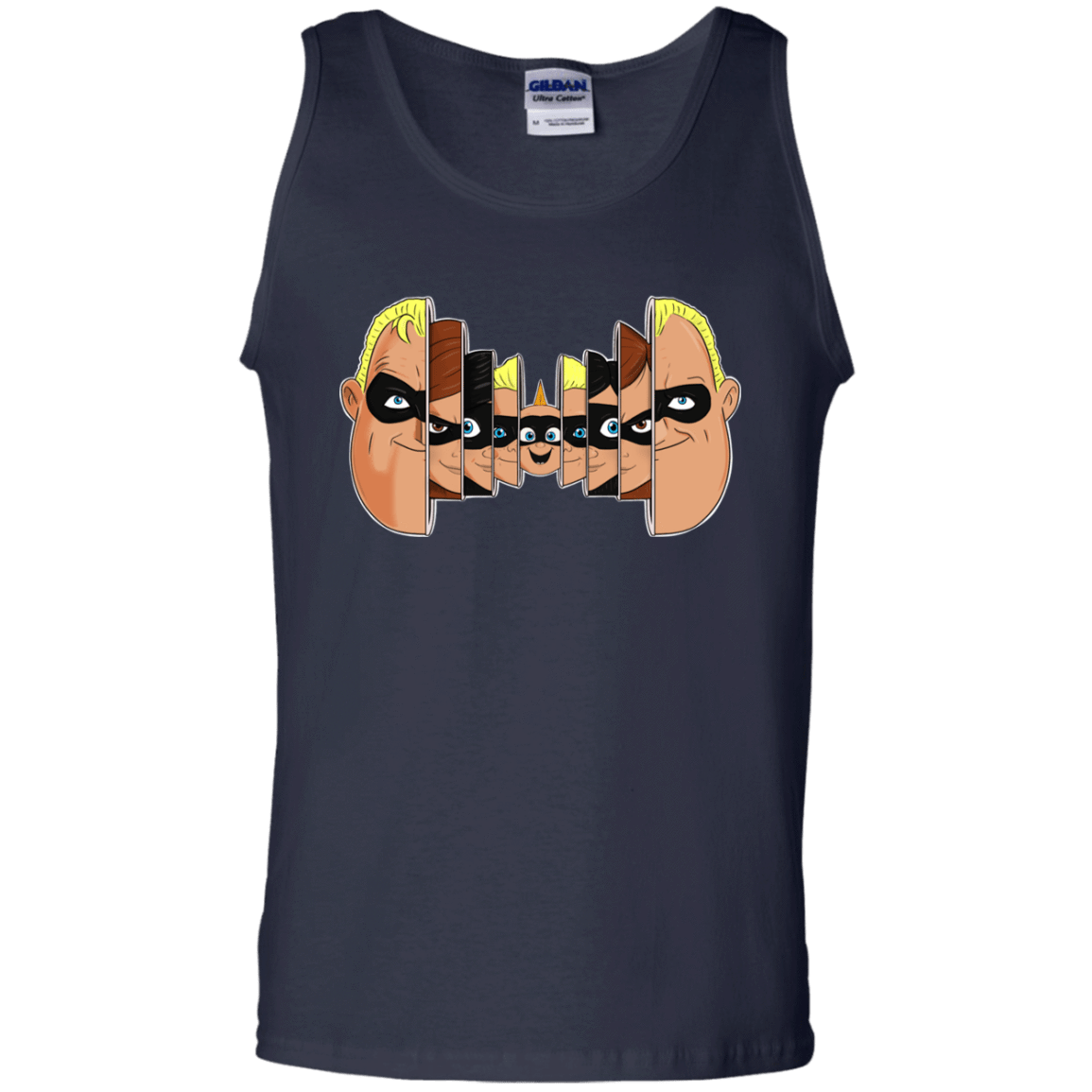 T-Shirts Navy / S Incredibles Men's Tank Top