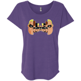 T-Shirts Purple Rush / X-Small Incredibles Triblend Dolman Sleeve