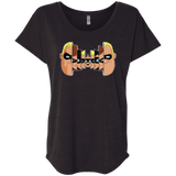 T-Shirts Vintage Black / X-Small Incredibles Triblend Dolman Sleeve