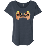 T-Shirts Vintage Navy / X-Small Incredibles Triblend Dolman Sleeve