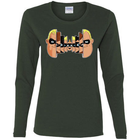 T-Shirts Forest / S Incredibles Women's Long Sleeve T-Shirt