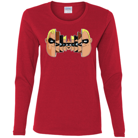 T-Shirts Red / S Incredibles Women's Long Sleeve T-Shirt