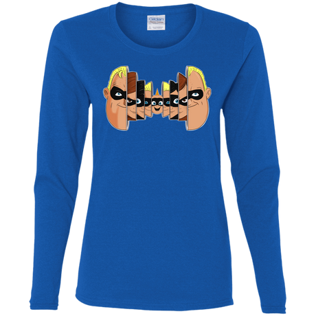 T-Shirts Royal / S Incredibles Women's Long Sleeve T-Shirt