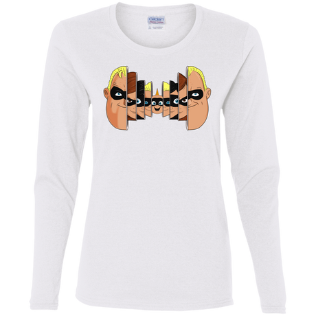 T-Shirts White / S Incredibles Women's Long Sleeve T-Shirt