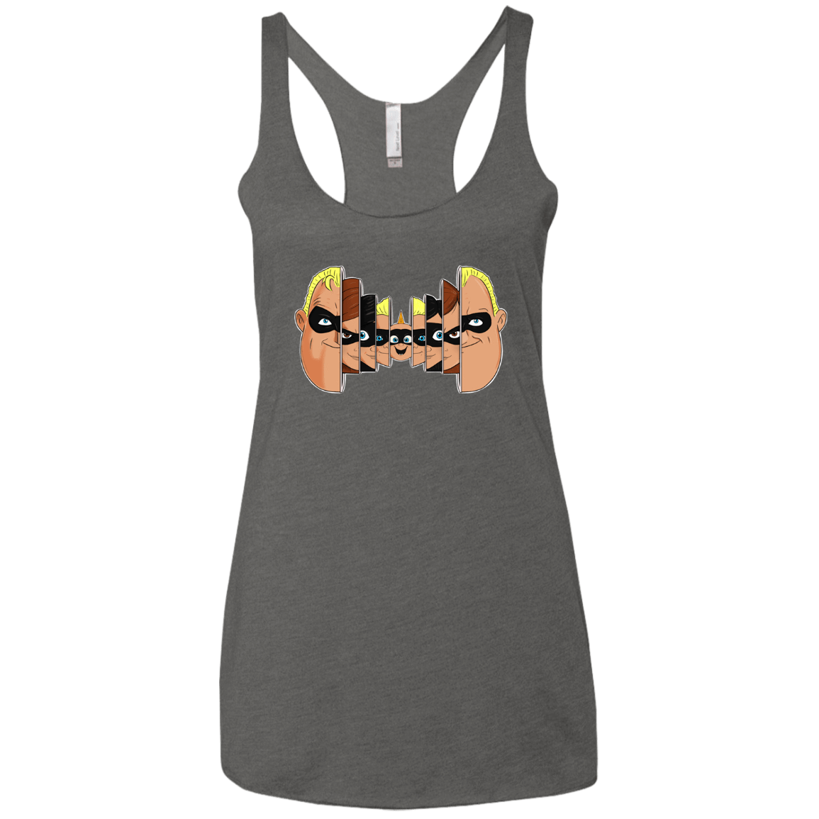 T-Shirts Premium Heather / X-Small Incredibles Women's Triblend Racerback Tank