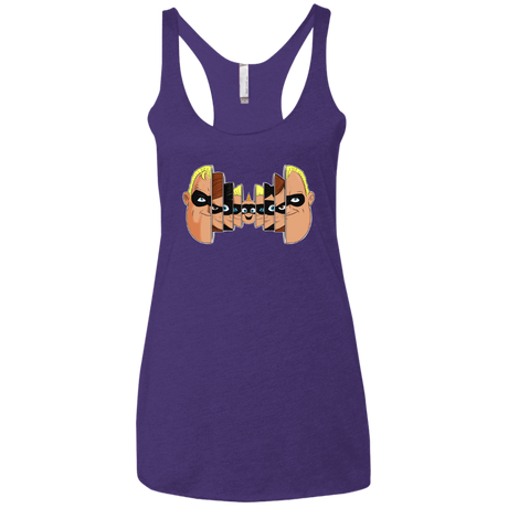 T-Shirts Purple Rush / X-Small Incredibles Women's Triblend Racerback Tank