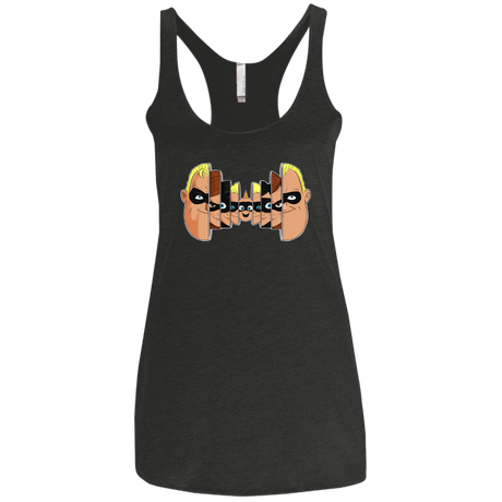 T-Shirts Vintage Black / X-Small Incredibles Women's Triblend Racerback Tank