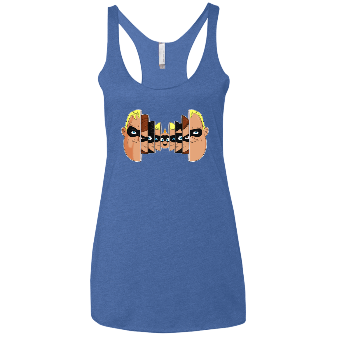 T-Shirts Vintage Royal / X-Small Incredibles Women's Triblend Racerback Tank