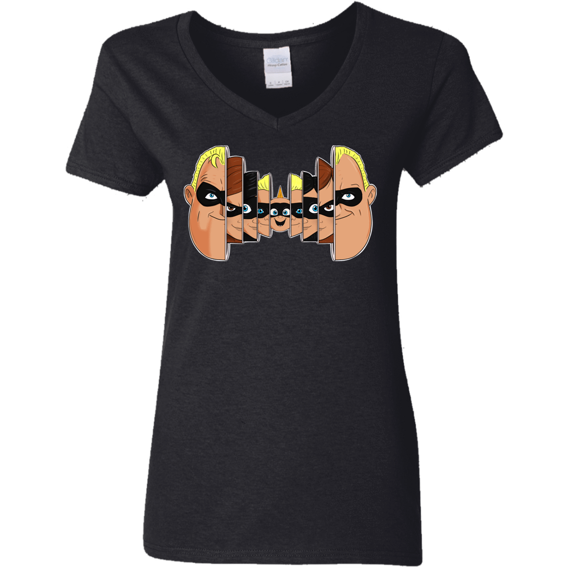 T-Shirts Black / S Incredibles Women's V-Neck T-Shirt