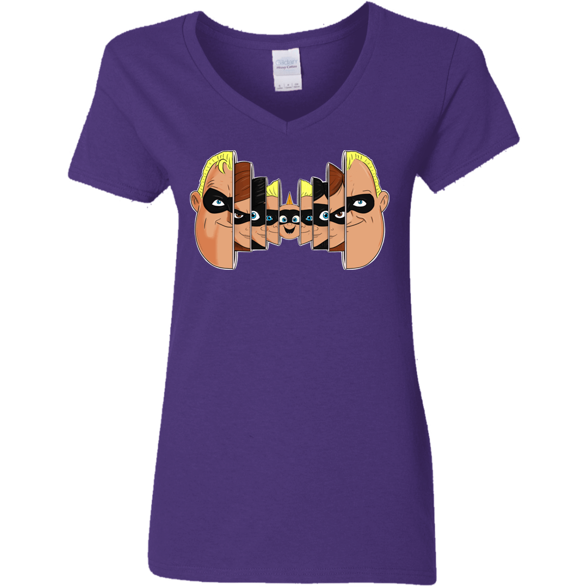 T-Shirts Purple / S Incredibles Women's V-Neck T-Shirt