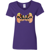 T-Shirts Purple / S Incredibles Women's V-Neck T-Shirt