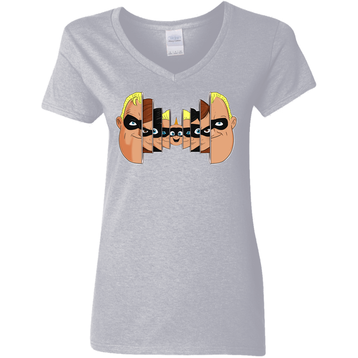 T-Shirts Sport Grey / S Incredibles Women's V-Neck T-Shirt