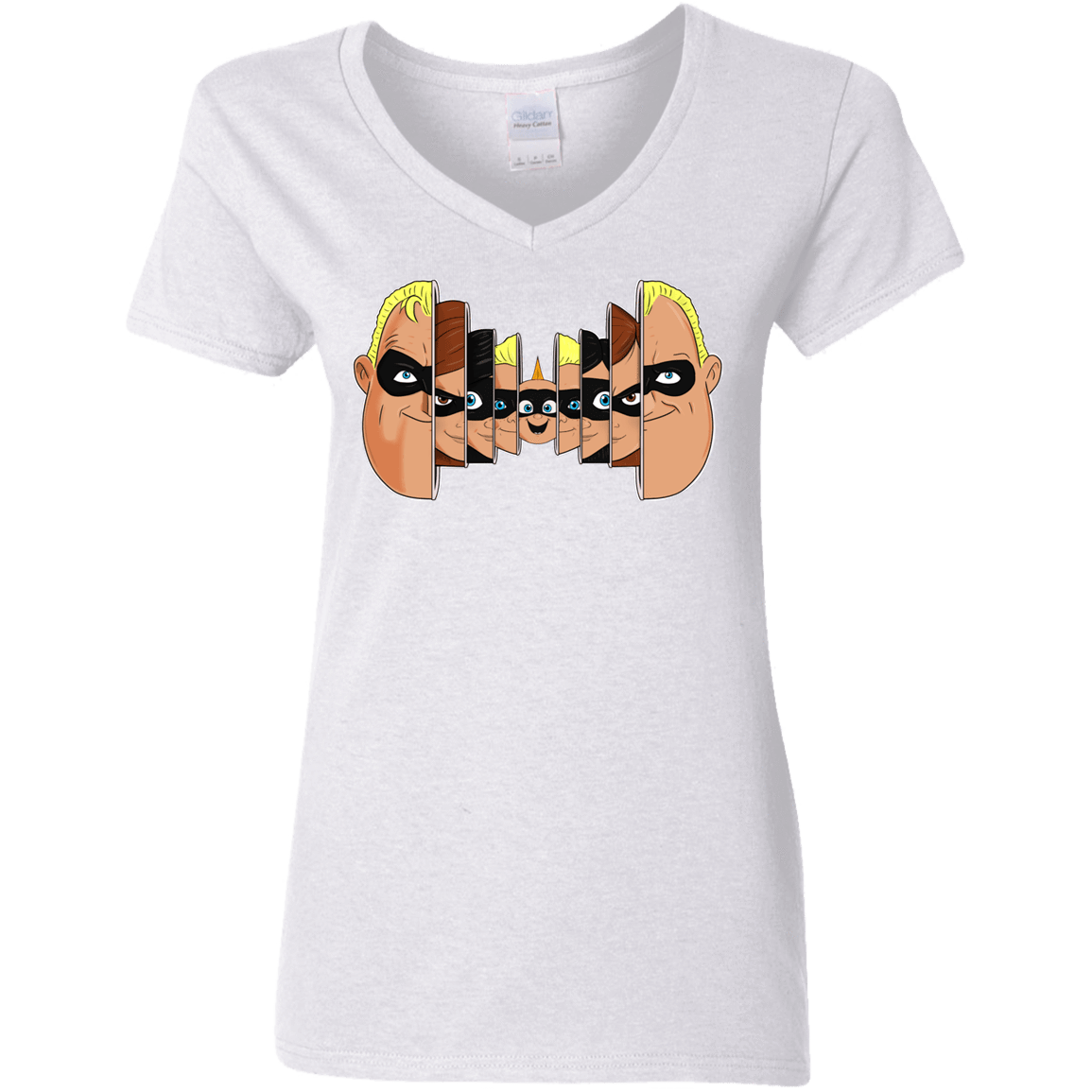 T-Shirts White / S Incredibles Women's V-Neck T-Shirt