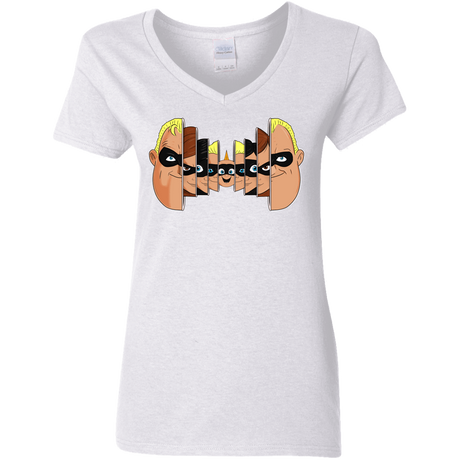 T-Shirts White / S Incredibles Women's V-Neck T-Shirt