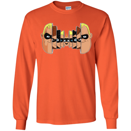T-Shirts Orange / YS Incredibles Youth Long Sleeve T-Shirt