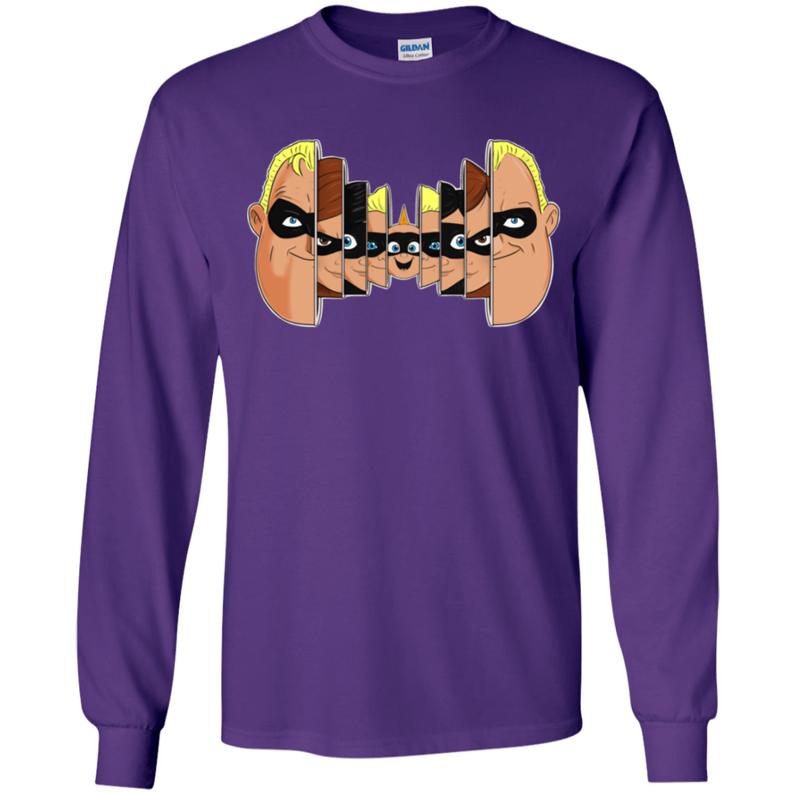 T-Shirts Purple / YS Incredibles Youth Long Sleeve T-Shirt