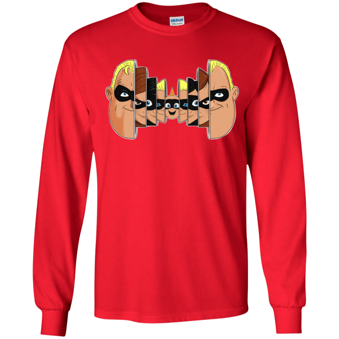 T-Shirts Red / YS Incredibles Youth Long Sleeve T-Shirt