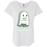 T-Shirts Heather White / X-Small Independence Triblend Dolman Sleeve