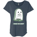 T-Shirts Indigo / X-Small Independence Triblend Dolman Sleeve