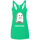 T-Shirts Envy / X-Small Independence Women's Triblend Racerback Tank