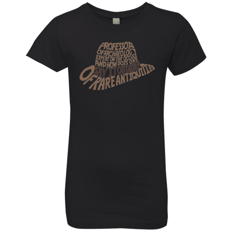 T-Shirts Black / YXS Indiana hat Girls Premium T-Shirt