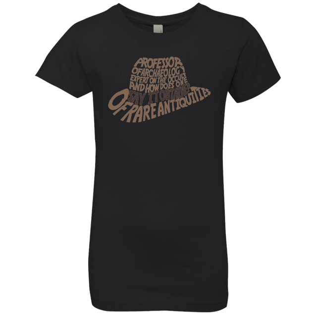 T-Shirts Black / YXS Indiana hat Girls Premium T-Shirt