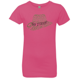 T-Shirts Hot Pink / YXS Indiana hat Girls Premium T-Shirt