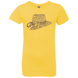 T-Shirts Vibrant Yellow / YXS Indiana hat Girls Premium T-Shirt