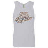 T-Shirts Heather Grey / Small Indiana hat Men's Premium Tank Top