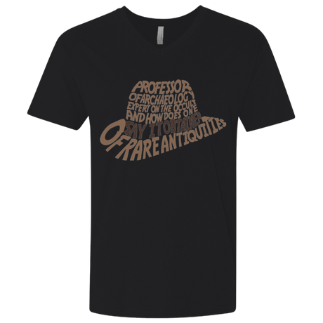 T-Shirts Black / X-Small Indiana hat Men's Premium V-Neck